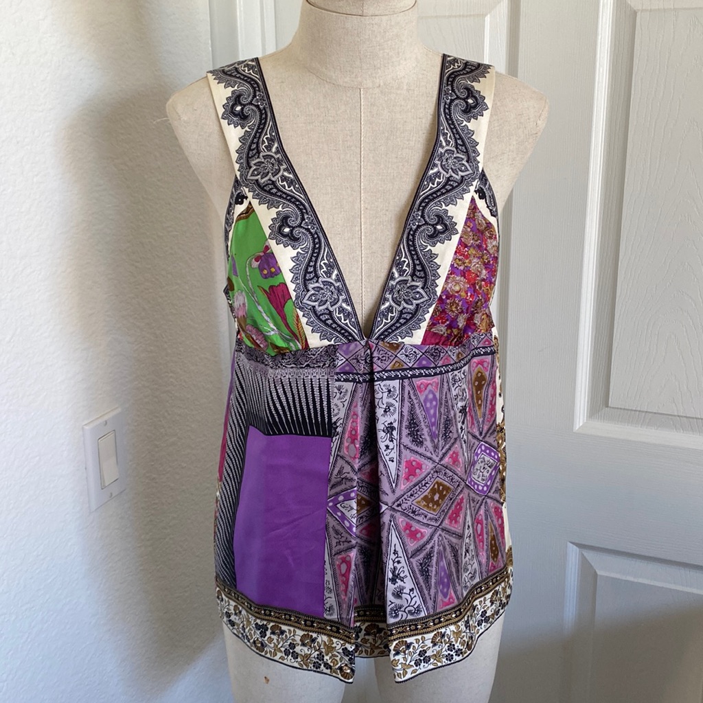 Etro Silk Sleeveless Blouse